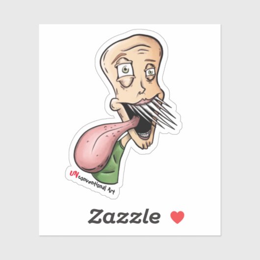 Half-lichaam Larry Sticker (Vel)