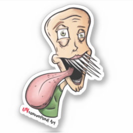 Half-lichaam Larry Sticker