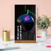 Half lit ball! acryl bord (Huwelijk)