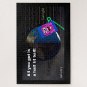 Half lit ball! legpuzzel (Verticaal)