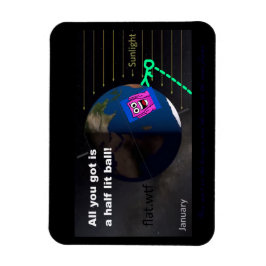 Half lit ball! magneet