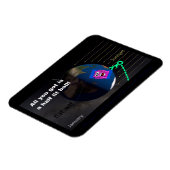 Half lit ball! magneet (Linkerzijde)