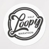Half Loopy Sticker (Design 1)