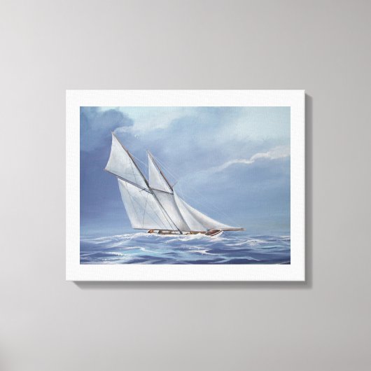 Half maan canvas afdruk (Voorkant)