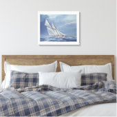 Half maan canvas afdruk (Insitu (Slaapkamer))