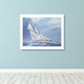Half maan canvas afdruk (Insitu (Houten vloer))