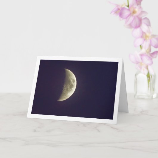 Half maan kaart (Orchidee)
