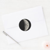 Half maan ronde sticker (Envelop)