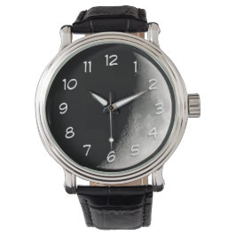 Half maan 's nachts | Afsluiten Fotografie Horloge