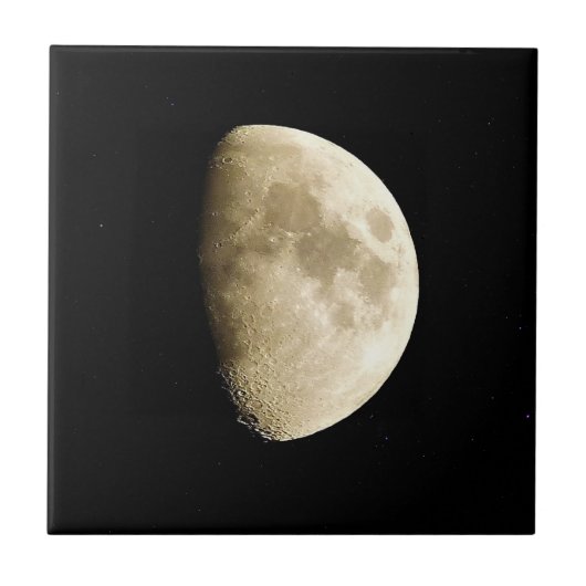 Half maan tegeltje (Voorkant)