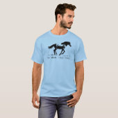 Half Man - Half paard T-shirt (Voorkant volledig)