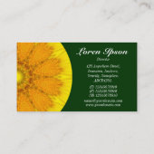 Half Mandala 04 - Donkergroen 003300 Visitekaartje (Achterkant)