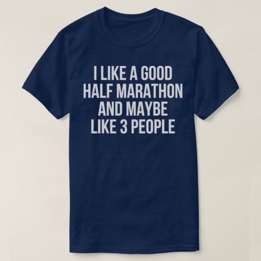 Half marathon 5 t-shirt (Design voorkant)
