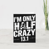Half Marathon Art For Men Women 13.1 Half Marathon Kaart (Voorkant)