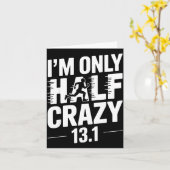 Half Marathon Art For Men Women 13.1 Half Marathon Kaart (Gele Bloem)