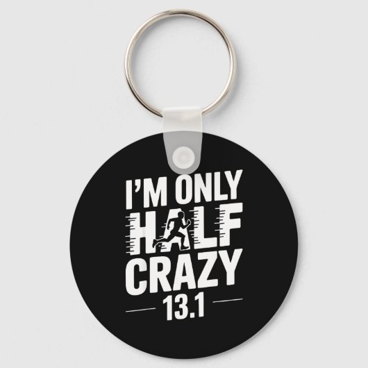 Half Marathon Art For Men Women 13.1 Half Marathon Sleutelhanger (Voorkant)