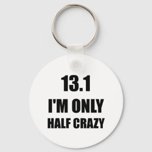 Half Marathon Crazy Sleutelhanger
