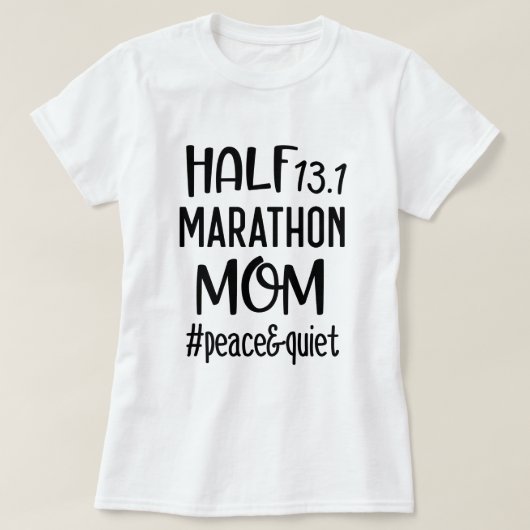 Half marathon mam Funny 13.1 Womens Gift T-shirt (Design voorkant)