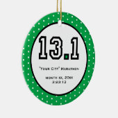 Half Marathon Ornament (Rechts)