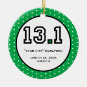 Half Marathon Ornament (Voorkant)