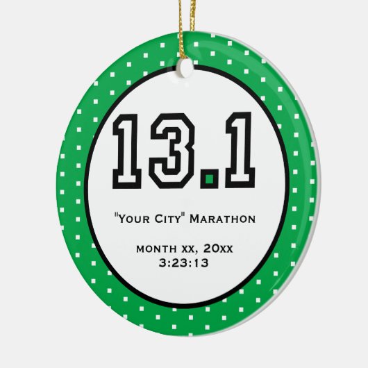 Half Marathon Ornament (Links)