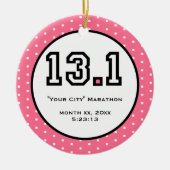 Half Marathon Ornament (Voorkant)