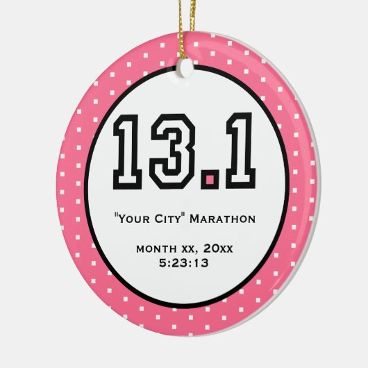 Half Marathon Ornament (Links)