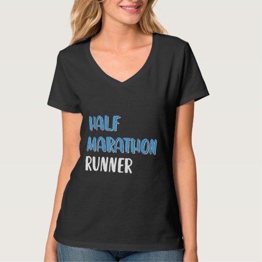 Half marathon Runner T-shirt (Voorkant)