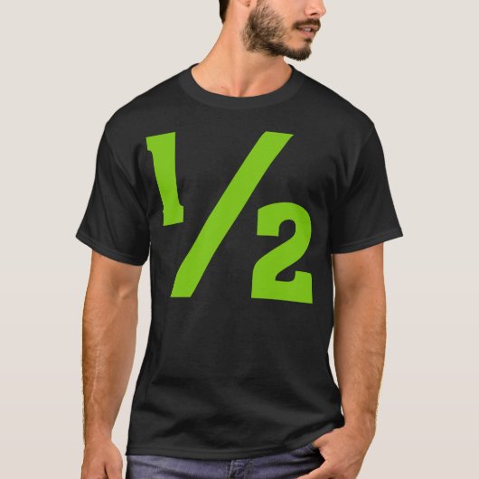 Half - Martian Green T-shirt (Voorkant)