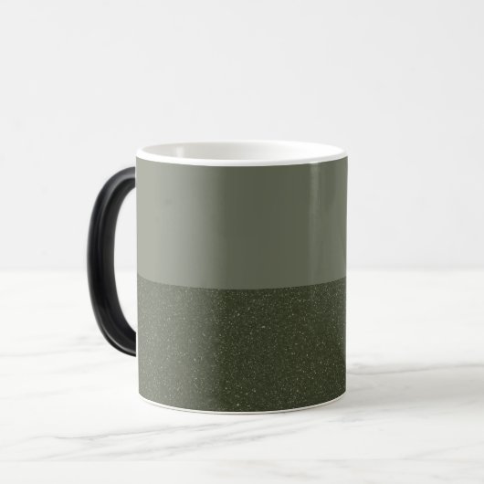 Half Matte, Half Noise Moss Groene Mok – Aanpassen (Voorkant links)