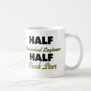 Half-Mechanical Engineer Half-Rock Star Koffiemok