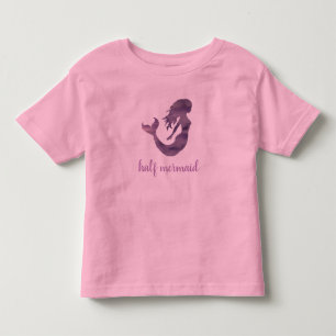 Half Meermin Paars Roze Kinder Shirts