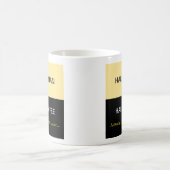 Half mens - half koffie koffiemok (Center)