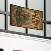 Half-Menselijke Bug Horror Carnaval Poster Spandoek (Buitenkant Gebouw)