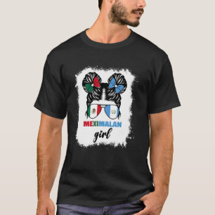 Half Mexicaans En Guatemalteeks Mexico Guatemala V T-shirt