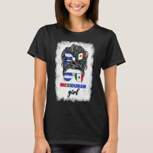 Half Mexicaans en Hondurees Mexico Honduras vlag m T-shirt