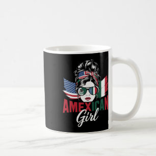 Half Mexicaans Half Amerikaans Vlag Mexico Amerika Koffiemok