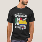 Half Mexicaans half Colombiaans shirt Colombiaans  (Voorkant)