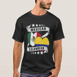 Half Mexicaans half Colombiaans shirt Colombiaans 