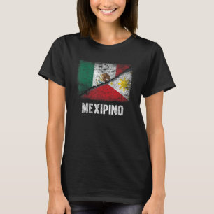 Half Mexicaans Half Filipijns Vlag Mexico Filipijn T-shirt