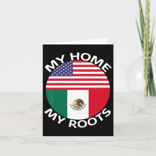Half Mexicaanse half Amerikaanse vlag Usa Mexico R Kaart
