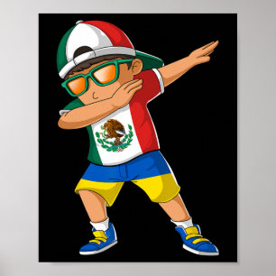 Half Mexicaanse half Oekraïense jongen Mexico Oekr Poster