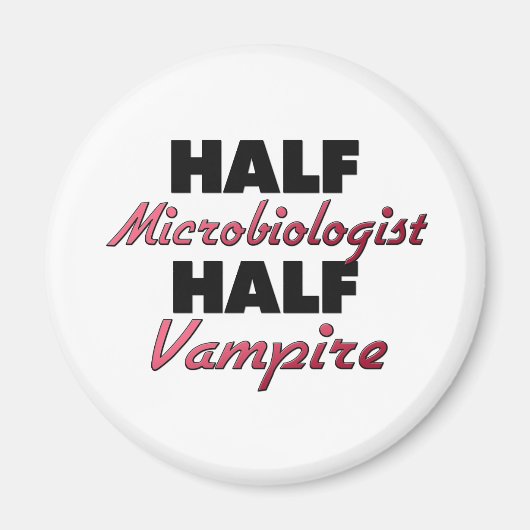 Half microbioloog half vampier magneet (Voorkant)