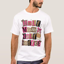 Half Moeder Half Coffee Retro Luipaard Coquette Mo