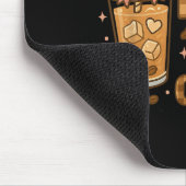 Half Mom Half Coffee Iced Coffee Mom Life Graphic  Muismat (Hoek)