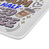 half mom half iced coffee snijplank (Hoek)