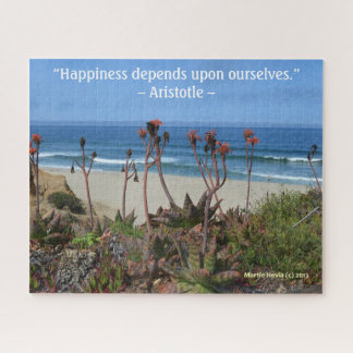 Half Moon Bay Aloe Vera & Quote - Puzzle Legpuzzel