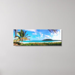 Half Moon Bay Antigua Canvas Afdruk