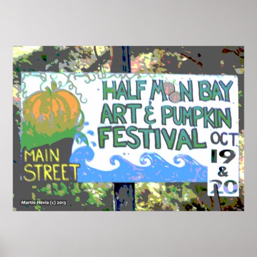Half Moon Bay Art en Pumpkin Festival II Poster (Voorkant)