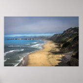 Half Moon Bay Beach California Poster (Voorkant)